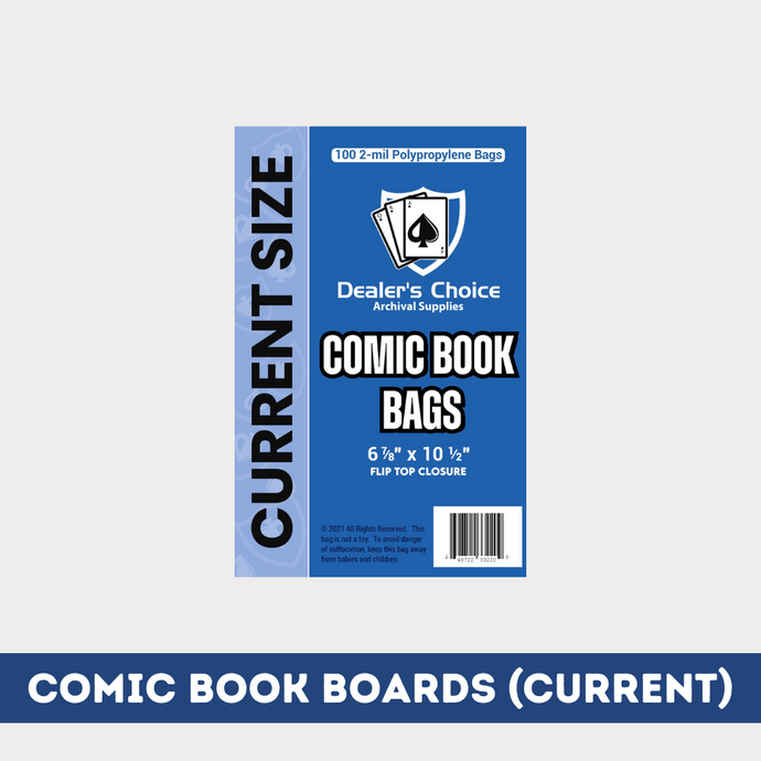 COMIC BOOK BAGS - CURRENT SIZE