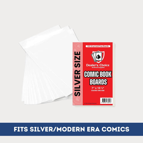 COMIC BOOK BAGS & BOARDS BUNDLE - SILVER SIZE