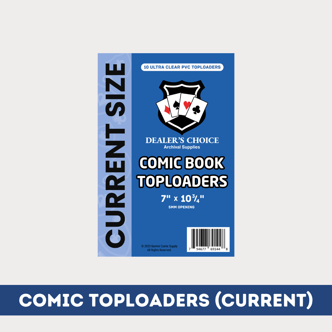 COMIC TOPLOADERS - CURRENT SIZE
