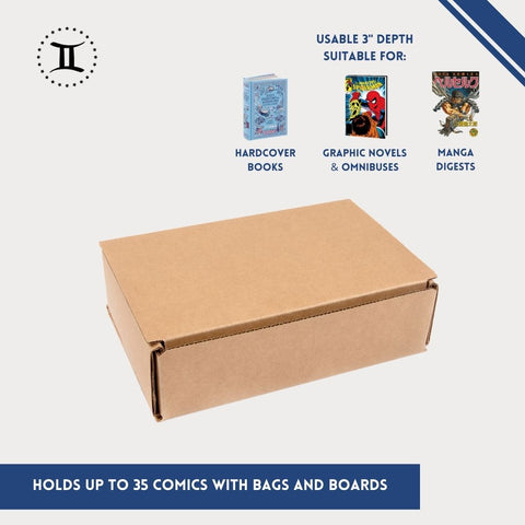 COMIC BOX MAILER KITS - SILVER SIZE