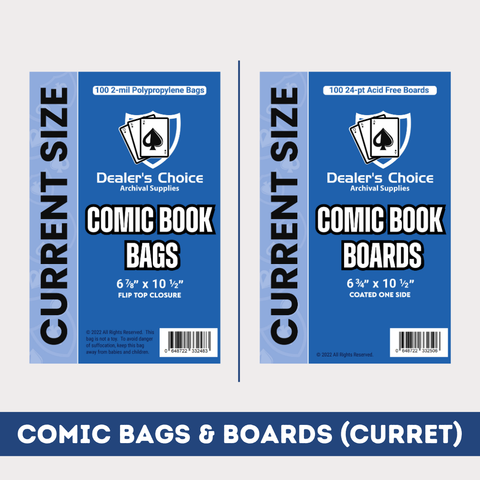 COMIC BOOK BAGS & BOARDS BUNDLE - CURRENT SIZE