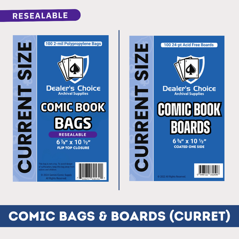 COMIC BOOK BAGS & BOARDS BUNDLE - CURRENT SIZE