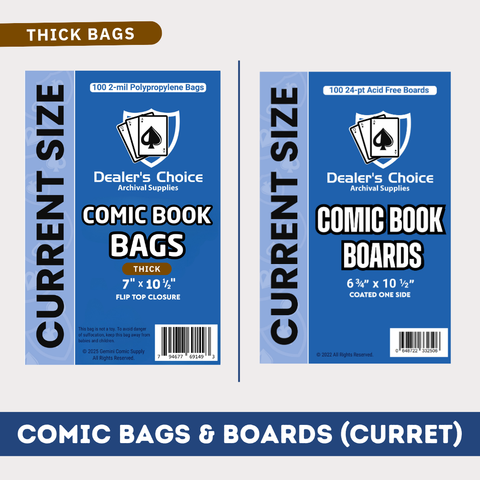 COMIC BOOK BAGS & BOARDS BUNDLE - CURRENT SIZE