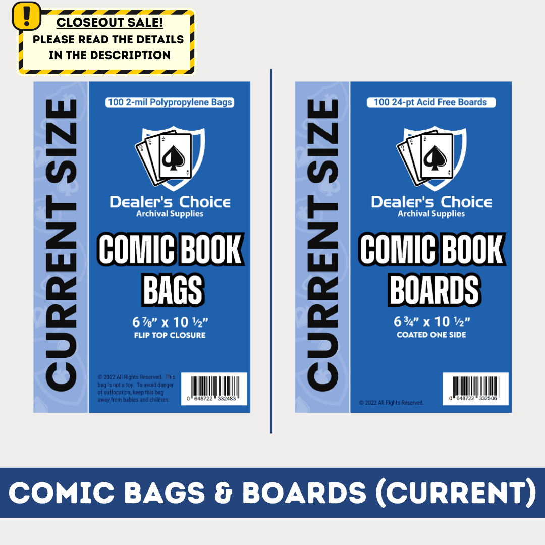 COMIC BOOK BAGS & BOARDS BUNDLE - CURRENT SIZE