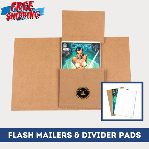 GEMINI COMIC FLASH MAILERS™ & BOX DIVIDER PAD BUNDLE