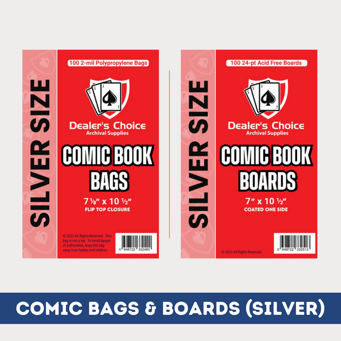 COMIC BOOK BAGS & BOARDS BUNDLE - SILVER SIZE