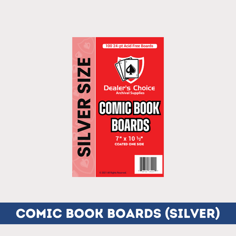 COMIC BOOK BOARDS - SILVER SIZE